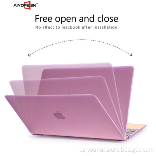 High Quality Clear pc hard case for macbook, for macbook cover, hard case for macbook retina 12/13/15
